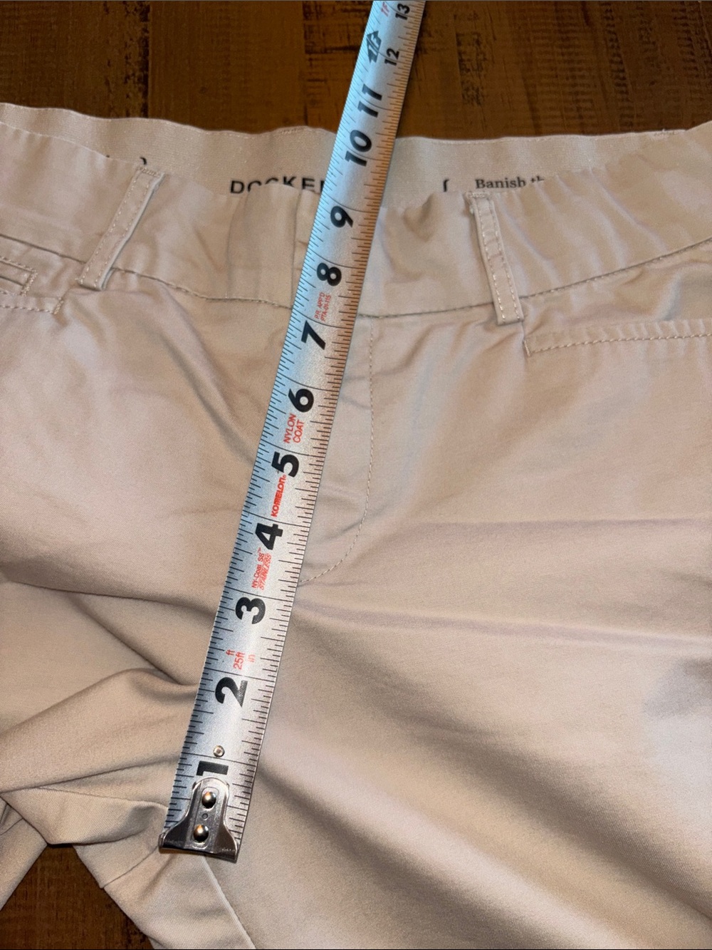 Dockers tan Classic khaki Straight-Leg Pants 8 S EUC! - Picture 5 of 6